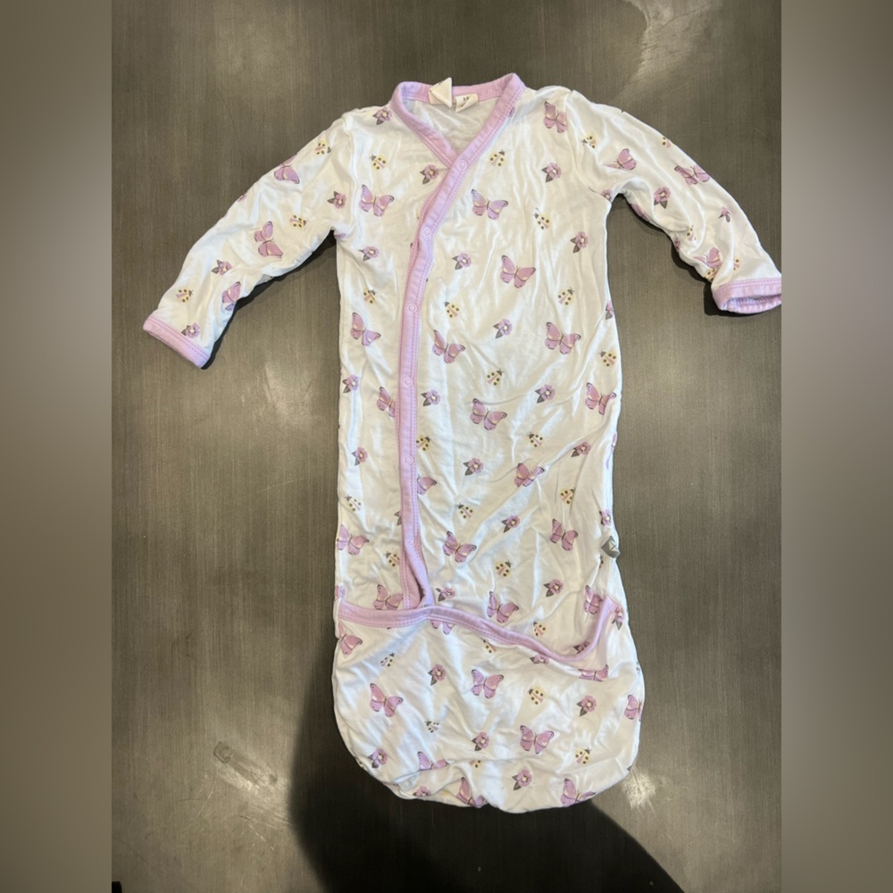 EUC Kyte BABY Purple Butterfly “Flutter” Baby Bundler sz 3-6M